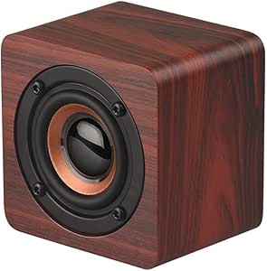 Altavoz Bluetooth Portátil Mini Altavoz Bluetooth de Madera Subwoofer