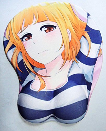 3D mouse pad - Prison School - Hana Midorikawa in prison stripes