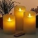 Flameless Candles, Super Long Battery Life Battery Candles C Cell Battery 400 Hours Lighting Set 5