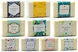ZZYBIA Assorted Wrap Paper Tape for Homemade Soap Bar Vertical Style 50pcs