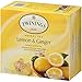 Twinings Lemon and Ginger Tea 50 count Tea Bags