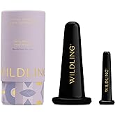 WILDLING Lumin Cupping Set I Facial Cupping Tools to Decrease Puffiness, Increase Collagen Production, Sculpt Cheeks + Chin, Detox + Clear Breakouts