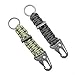 CAMPSNAIL EDC Paracord Lanyard Keychains - First Aid Kit Survival Keychain with Carabiner and Flint Great Gift for Girls and Boys Scouts,Outdoor Fans and Father Day