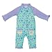 UV Skinz UPF 50+ Baby Girls Sun & Swim Suit 3/6m Lavender Butterflies