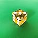 YH Poker Set of 5 Precision 19mm Serialized Casino dice with Razor Edges and Corners (Yellow) ¡­