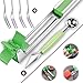Stainless Steel Watermelon Windmill Cutter Slicer - Fruit and Vegetable Knife Corer Tools, with 4 Extra Forks, Melon Baller Scooper and Knife