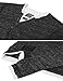 ZIMEGO Men's Henley T Shirts – Long Sleeve Double Layer Neck and Hem Active Casual Fashion Tees Tops ZG-ZGLS247 Black L