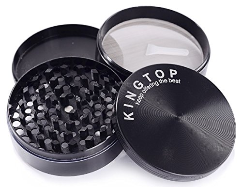 2 Kingtop+Spice+Grinder+Large+Black