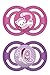 MAM Perfect Baby Pacifier, Patented Nipple, Developed with Pediatric Dentists & Orthodontists, 2 Pack, 6+ Months, Girl