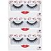 LashXO Lashes- Lexi Luxe- 3 Pairs Premium Quality False Eyelashes- High Quality Compare to brand make up eyelashes and House of Lashes