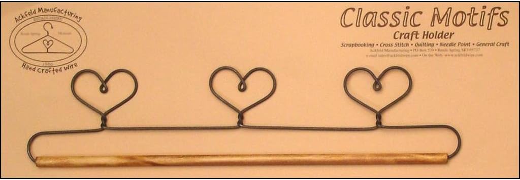 Ackfeld AckfeldCraftHolder15 3-Heart, 15"