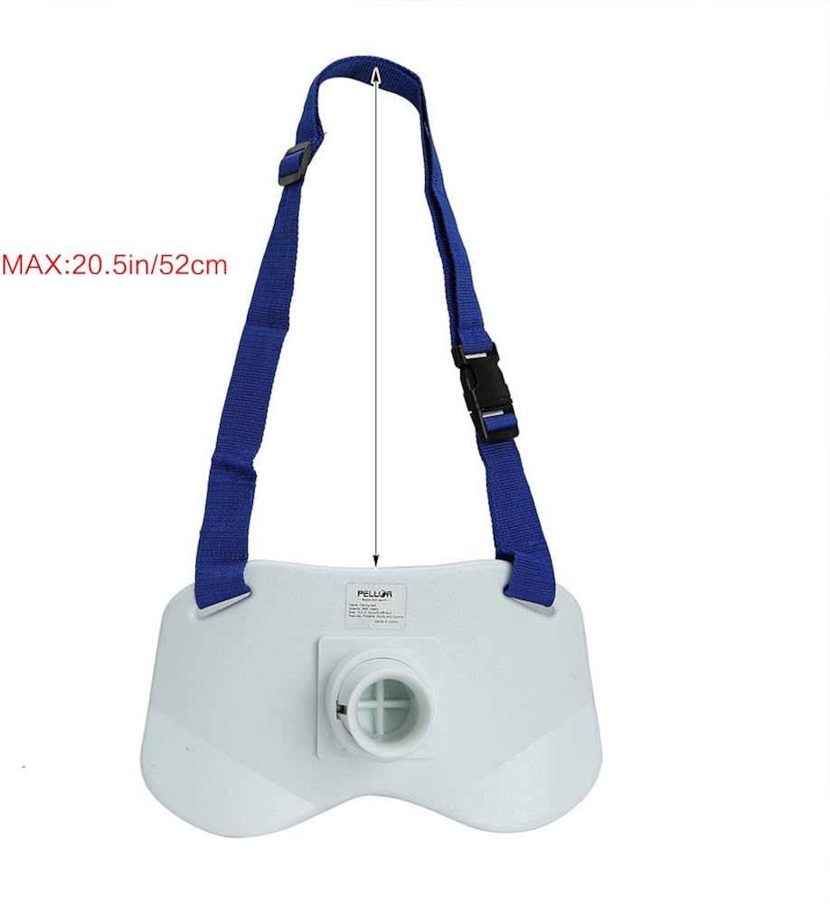 PELLOR 360°Adjustable Padded Fishing Fighting Belt Offshore Tackle Boat Fishing Rod Holder : Clothing