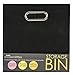 Modern Littles Smarty Pants Folding Storage Bin, Solid Black