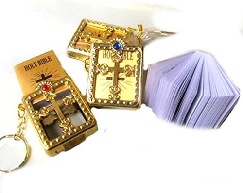 Mini Key-Chain Christian Bible with Protective Case, Toy:MB-PC