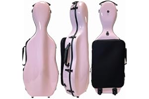 Viola Case, 15-17" Carbon Fiber Composite Viola case Hard Shell Adjustable Fiberglass Viola Case Waterproof Lightweight Easy 
