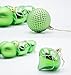 Woowell 24ct Green Shatterproof Christmas Tree Ornaments Large Size 2.36