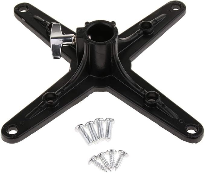 Metal Drum Stool Tripod Base Antislip Feet for Kids Adults