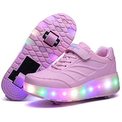 Amazon.com | Nsasy Roller Shoes Girls Roller Skate Shoes ...