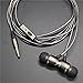Earbuds with Microphones Headphones,in-Ear Metal Earbuds,Bass Stereo Ear Buds Wired Earphones,Noise Isolating Headset for Apple iPhone,iPad, Samsung, PC (Grey-Silver)
