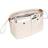 YONBEN Insert Organizer Bag - Tote Bag Organizer - Drawstring Canvas Storage Organizer-Cotton Canvas Pouches