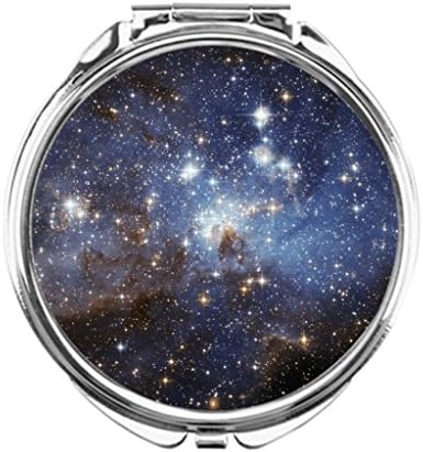 Dream Stage LH 95 stellar nursery space photography Gold Compact Mirror
