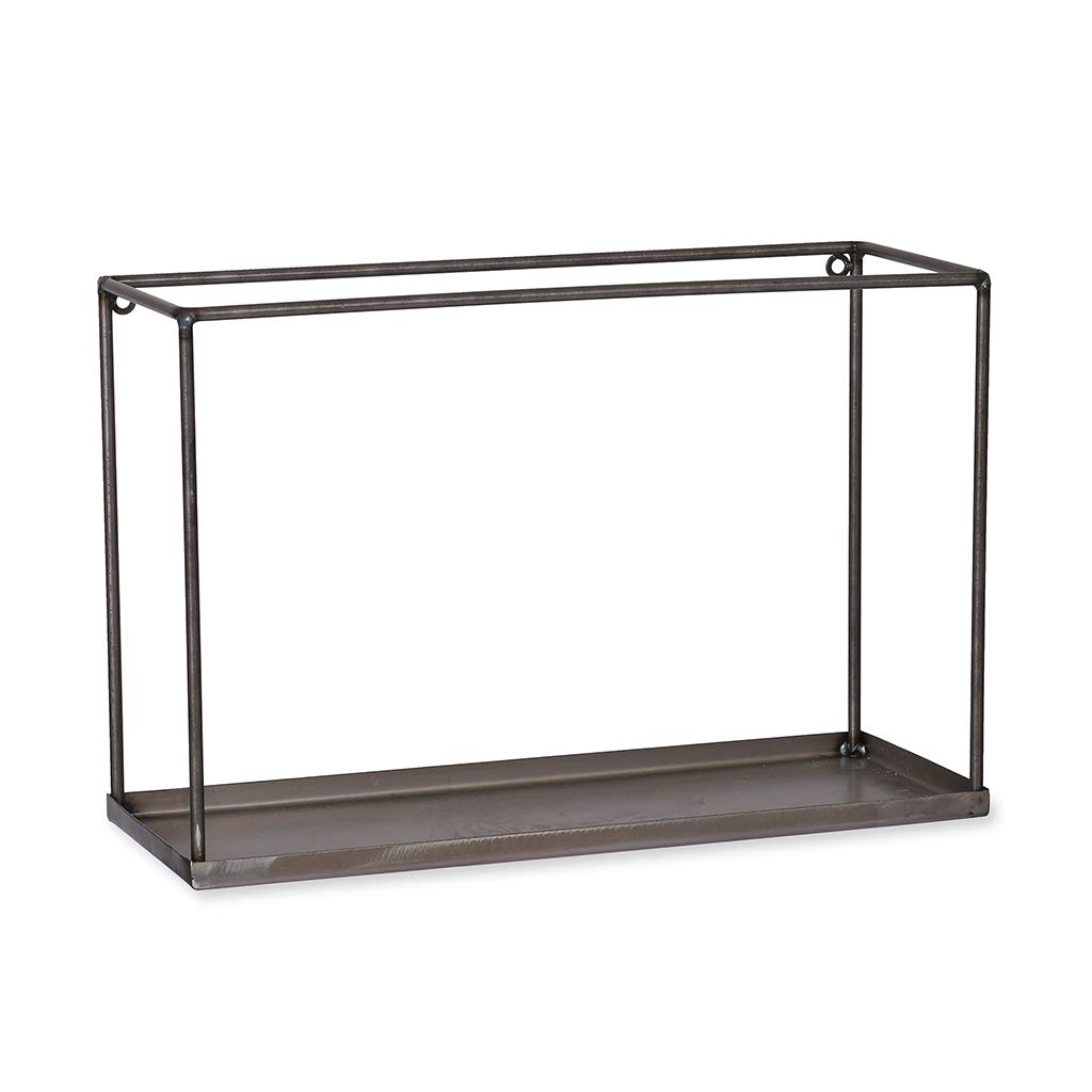 Garden Trading Farringdon Box Shelf Crafted in Steel | Indoor And Outdoor Use | H32 X W48 X D18cm