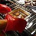 OxStraps Heat Resistant Silicone Gloves for Grilling BBQ Oven Cooking Baking Smoking & Potholder Mitts Offers Max Heat Protection with a Flexible Waterproof Non-Slip Design & Universal Unisex Sizing