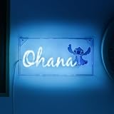 Paladone Stitch Ohana Light LED Lamp Disney Licensed Blue Night Light view 2