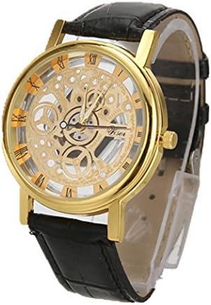 Clearance Bestoppen Men's Watches,Man Classic Luxury Stainless Steel Glass Analog Alloy Quartz Wrist Watch Military Dial Popular Sport Rubber Band Wrist Watch with Strap for Men