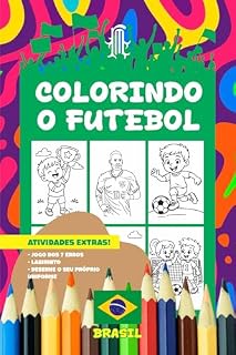 Livro Livro Infantil de Colorir - Futebol: Diversão criativa para pequenos amantes do futebol