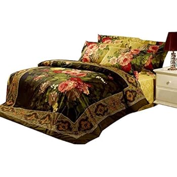 Amazon.com: Alicemall 3D Flower Bedding Sets Home Textile