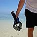 SeeReef Full Face Snorkel - Snorkeling Mask Set with Hard Carry Case - See 180 Degrees Underwater with New 4 Valve Anti Fog Technology