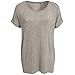 Womens Summer Fashion Angel Wing Loose Tops Short Sleeve T-Shirt Women Clothing(XL,Gray)
