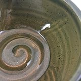Ceramic Shaving Bowl for Men in Jade Green