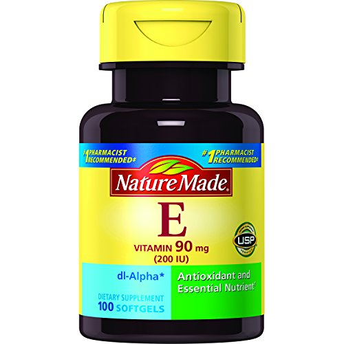 Nature Made Vitamin E 200 IU (dlAlpha) Softgels, 100 Ct Amazon price
