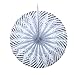 Ipalmay Decorative Fan, Hanging Paper Fans, Party Decorations Kit Silver, Set of 8