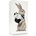 Magic Rabbit Tissue Box (2024 New) - Whimsical Endless Magic Illusion with Every Tissue Dispense - Cute Companion to Flying Skirt Tissue Box - Metal Weighted Inner Case - Designed by Spextrum®