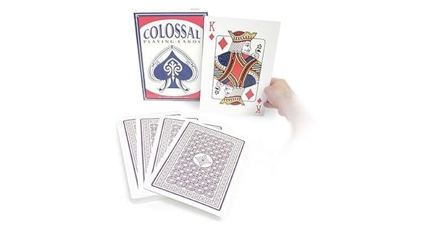 Amazon Com Colossal Playing Cards Toys Games