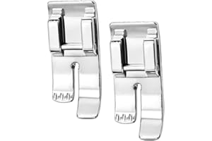 SEWACC 2pcs Home Sewing Machine Straight Presser Foot Universal Stitch Presser for Professional Sewing
