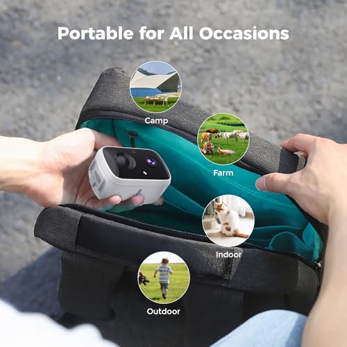 Hiseeu Solar Security Cameras Wireless Outdoor, Battery Powered 3K 4MP Indoor WiFi Smart Cameras for Home Security Outside, Motion Detection, Waterproof, Color Night Vision, 2-Way Audio