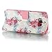 Galaxy S8 Plus Case,Firefish Detachable 3D Painted Leather Wallet Case Ultra Slim Folio Cover Flip Case[Kickstand Feature] Wristlet[Card Slots/Cash] Case for Samsung Galaxy S8 Plus(6.2 Inch) -Flamingo