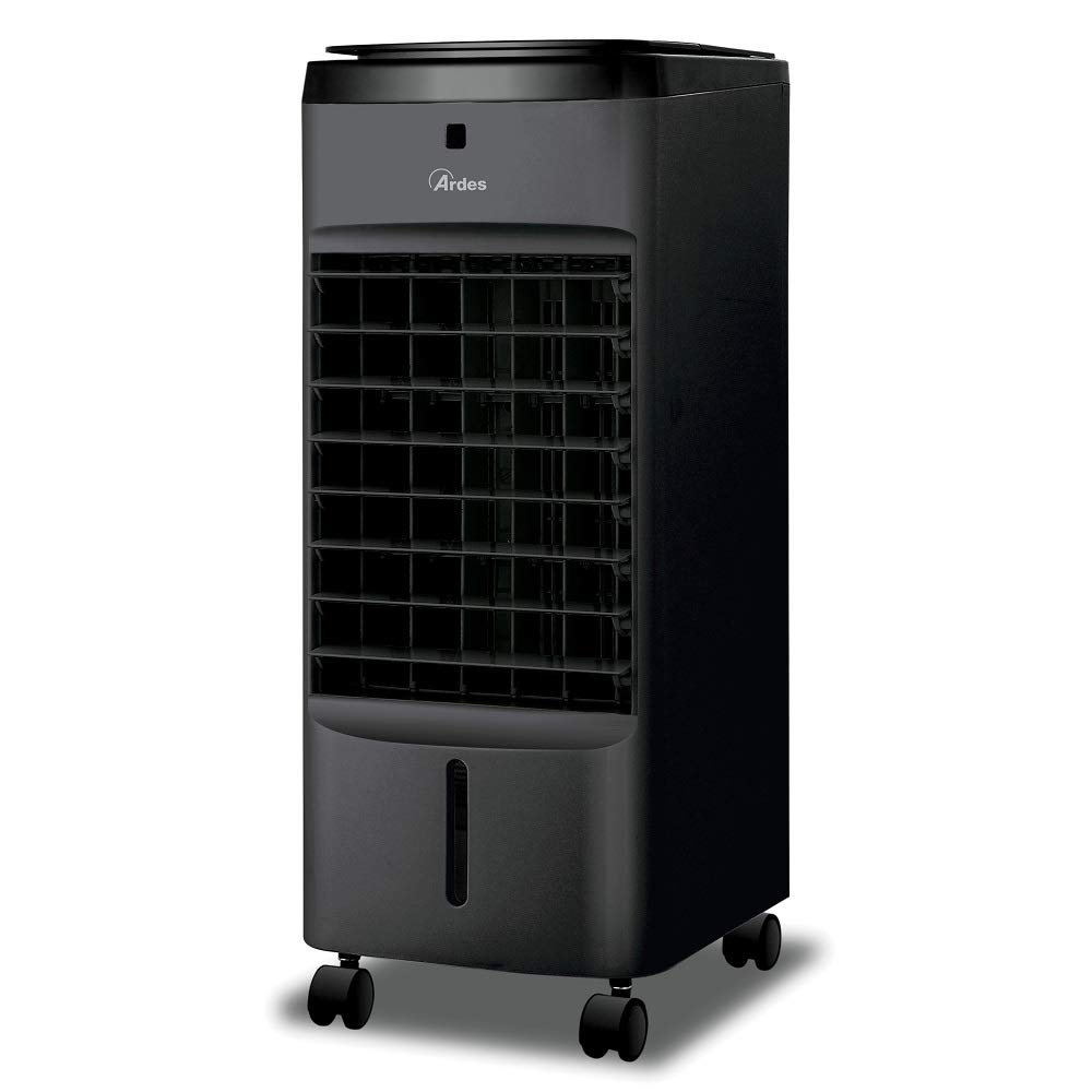 Ardes Ar5Amr08 Penny Rafraîchisseur D'Ambiance Avec Roues Numériques, Minuteur Et Télécommande, Capacité Du Réservoir 4 L, Noir