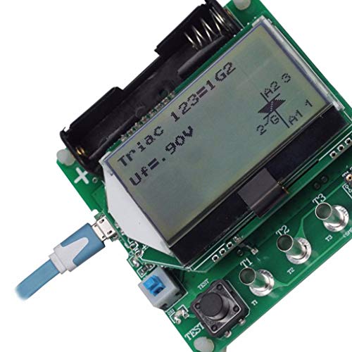 Digital Transistor Tester Diode Triode F C R MOS/PNP/NPN M328 Inductance Capacitance ESR Meter Stevlogs - Thumbnail 5