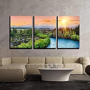 Beautiful Sunset Over The Bend of The River...