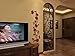 3D Rattan Flower Wall Murals for Living Room Bedroom Sofa Backdrop Tv Background, Originality Stickers Gift, Wall Decal Sticker (35(H) x 11(W) inches)