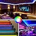 Nexillumi 32.8 Foot/10M, APP Control Color Changing LED SMD 5050 RGB Light Strips with RF Remote, Sync to Music for Rooms, Party, Interior Decoration 32.8ft, Length: 400