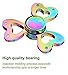 HTOYES Love Heart Rainbow Fidget Spinner Toy Colors Hand Tri-Spinner Focus Autism ADHD Finger Spiral Toy,Stress Reducer Relieves Anxiety and Boredom Spinner Toys