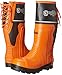 Viking Class 2 Ultra Flexible Chainsaw Boots - Protective Grade 1 Steel Toe Safety Shoes For Men with Slip-Resistant Soles, Black/Orange - 11 M US