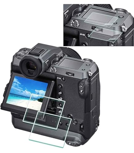 Mr.Shield Vetro Temperato 3 Pezzi Per Fujifilm GFX100RF – Durezza 9H, Anti-impronta, Installazione Senza Bolle