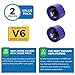 Veva 2-Pack Premium HEPA Filters Compatible with Dyson V6 Absolute Cordless Vacuum - Replacement Part # 966741-01, Captures Allergens for Cleaner Home